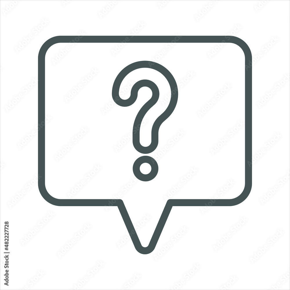 Help question page Website Simple Line Icon Help question page Website Simple Line Icon
