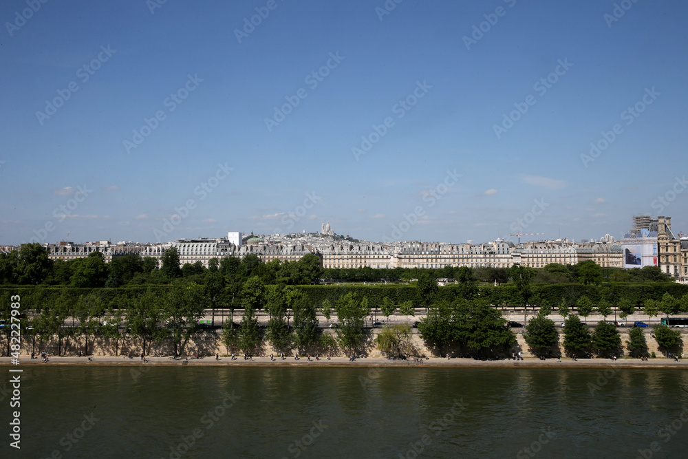 Fototapeta premium Daily life in France.