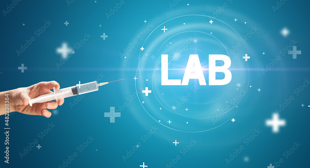 Syringe needle with virus vaccine Syringe needle with virus vaccine