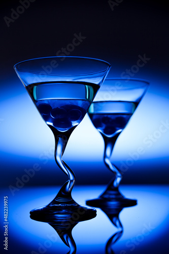 Blueberry Martini Drink