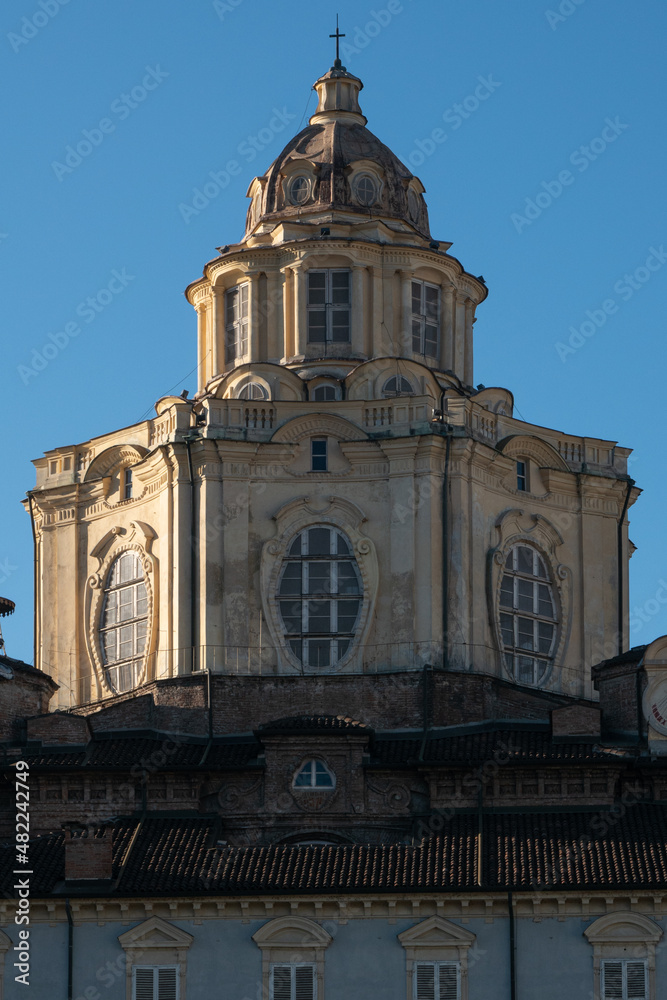 Turin (Italy) Dome of the Church of San Lorenzo