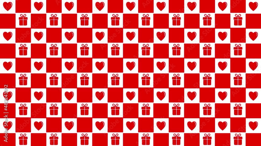 Animated banner with hearts, gifts for birthday, Valentine's Day. Advertising animation for website, social media posts, stories, branding design, covers. Modern, dynamic motion design for holiday Animated banner with hearts, gifts for birthday, Valentine's Day. Advertising animation for website, social media posts, stories, branding design, covers. Modern, dynamic motion design for holiday