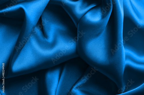 Blue silky texture