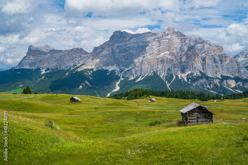 Pralongia Plateau in the Dolomites