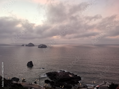 El mar desde una vista increíble