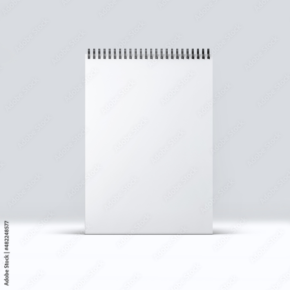 3d rendering mock up Spiral Paper 3d rendering mock up Spiral Paper