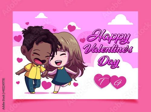 couple valentine day love cute