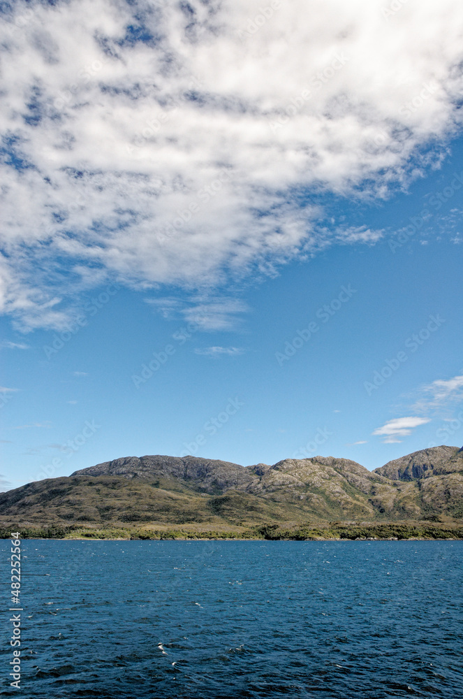 Mount Martial from Beagle Channel - Tierra del Fuego - Argentina Mount Martial from Beagle Channel - Tierra del Fuego - Argentina
