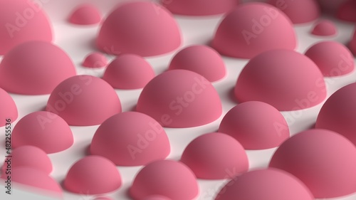 Wallpaper Mural background wallpaper pink  abstract valentine's day 3d render Torontodigital.ca