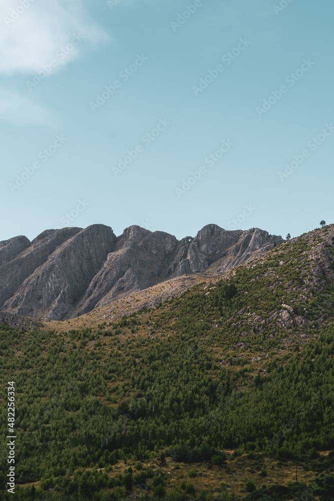 landscape in the mountains