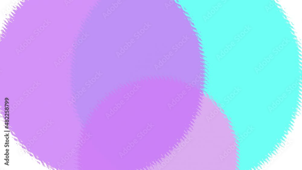 Abstract animation with colorful circle shapes Abstract animation with colorful circle shapes