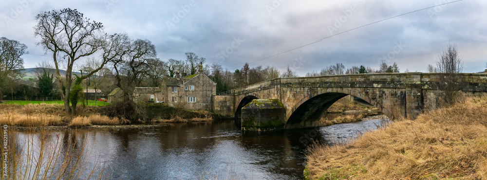 Fototapeta premium old bridge over the river