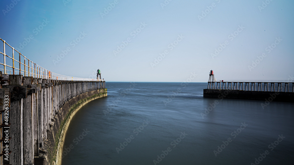 Long Exposure at Whitby Harbour