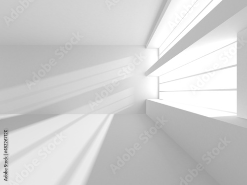 White Modern Background. Abstract Building Concept