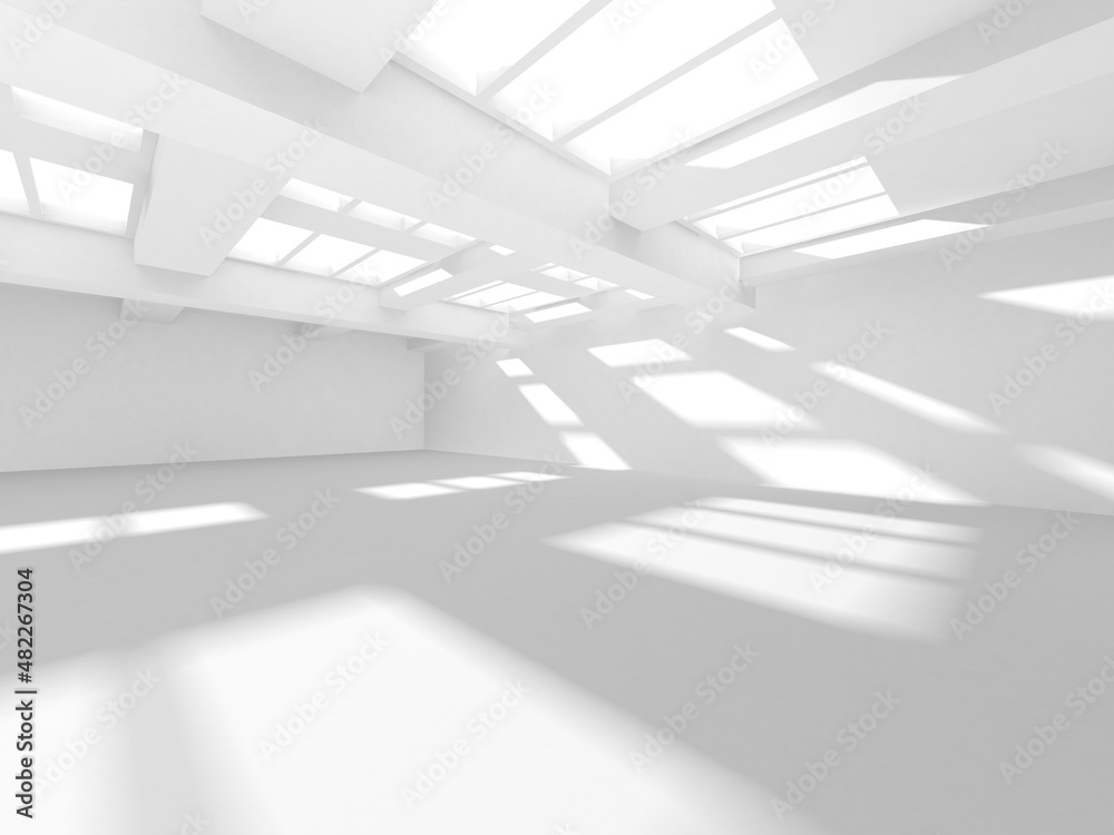 White Modern Background. Abstract Building Concept White Modern Background. Abstract Building Concept