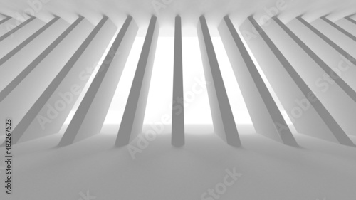 White Modern Background. Abstract Building Concept