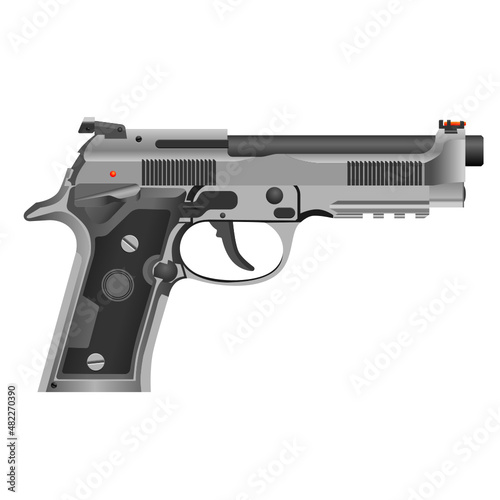 Illustration of a Pistol for IPSC and Marksman