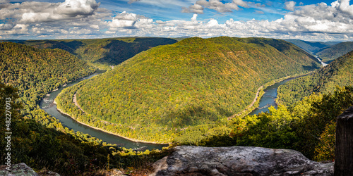 Grandview Overlook New River Gorge National Park and Preserve West Virginia