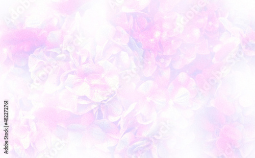 Tekstura z kwiatowym motywem w odcieniach jasnego fioletu, różu i bieli, wzór przeznaczony do druku na tkaninie, tapecie, ozdobnym papierze, płytkach ceramicznych.