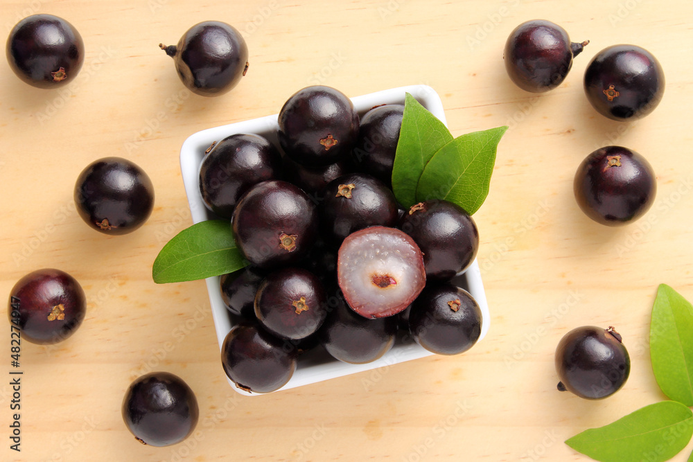 Jaboticaba, exotic fruit typical of Brazil. Jaboticaba, exotic fruit typical of Brazil.