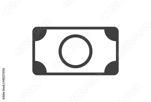 マークや文字が入っていない紙幣・クーポンのテンプレート - 紙のお金や券のアイコン素材