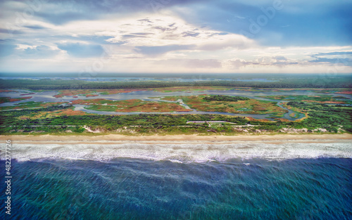 Aerial View of Guana River Wildlife Preserve photo