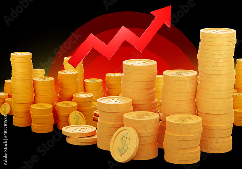 Income deposit concept. Inc...