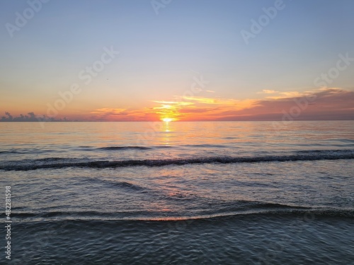 Beautiful Naples Beach Sunsets © EditableDesign21