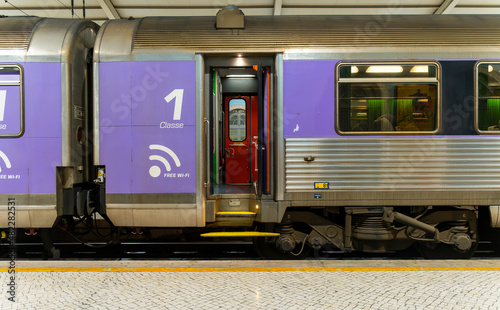 Train on the station