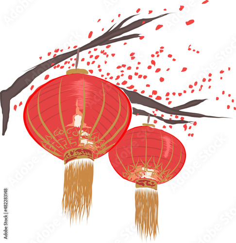 chinese new year lanterns