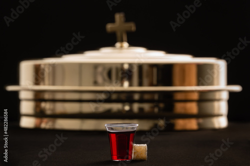 Communion on black