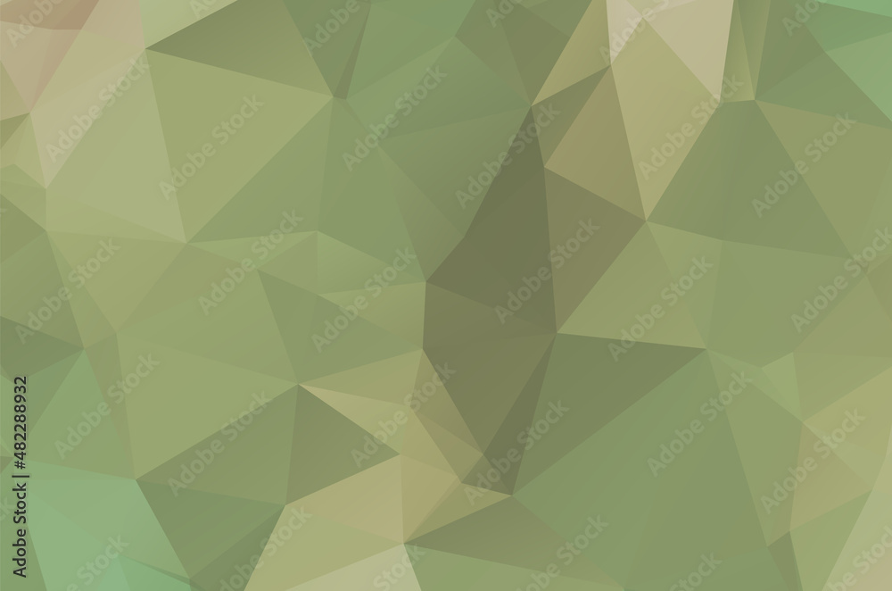 Abstract triangulation geometric dark green background