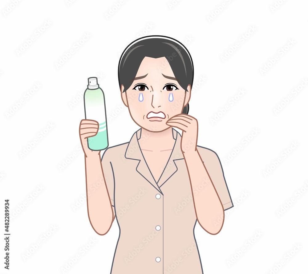 消臭スプレーを使う人