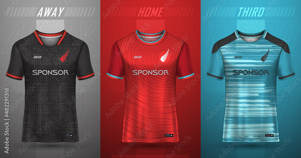 Premium collection of soccer jerseys