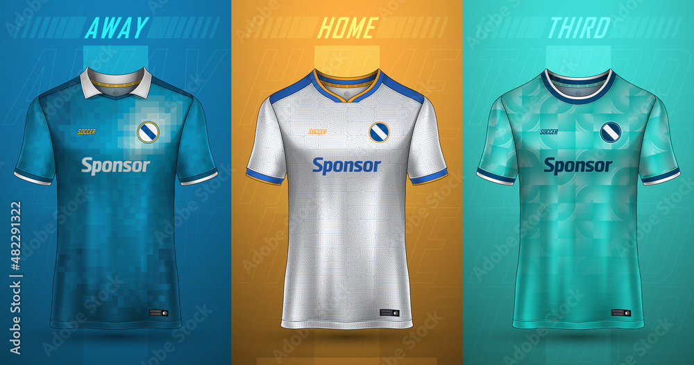 Premium collection of soccer jerseys