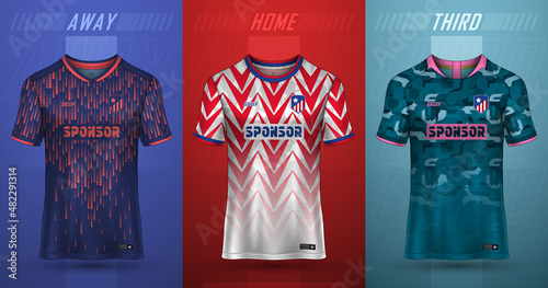 Premium collection of soccer jerseys