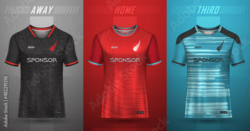 Premium collection of soccer jerseys