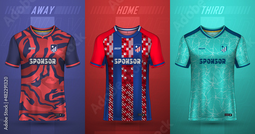 Premium collection of soccer jerseys