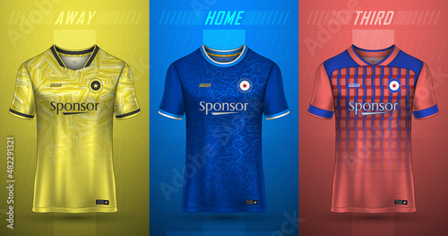 Premium collection of soccer jerseys