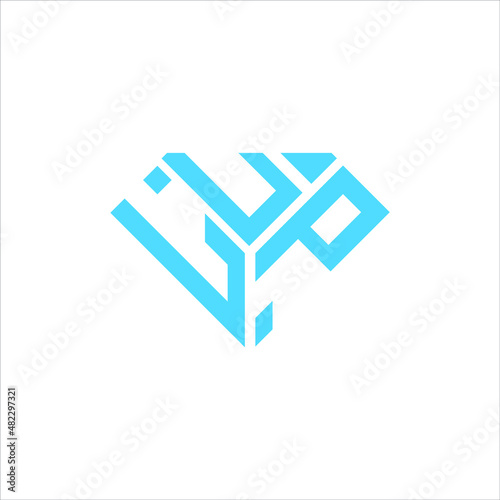 LUP letter logo creative design. LUP unique design
