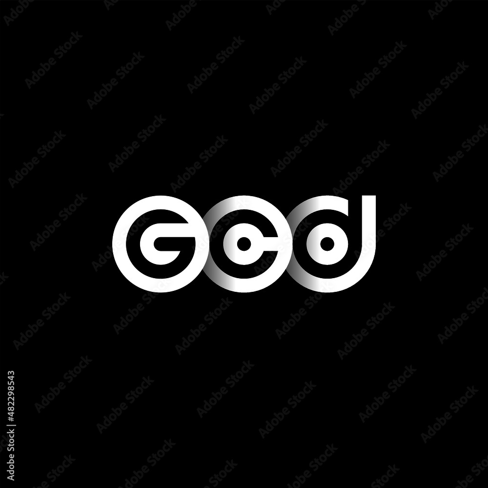 GCD Letter Initial Logo Design Template Vector Illustration GCD Letter Initial Logo Design Template Vector Illustration