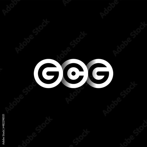 GCG Letter Initial Logo Design Template Vector Illustration