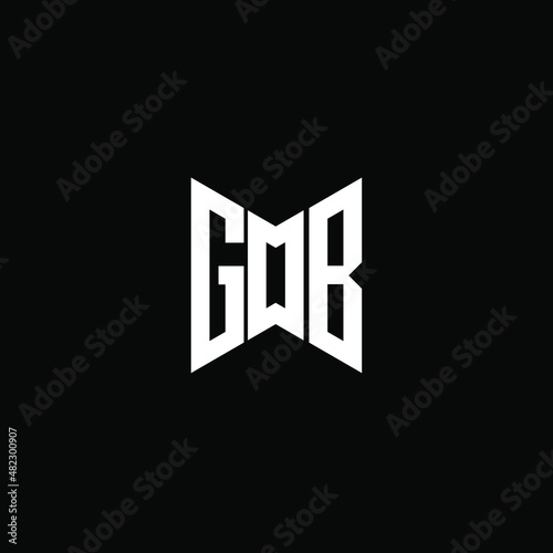GDB letter logo creative design. GDB unique design, GOB letter logo creative design. GOB unique design