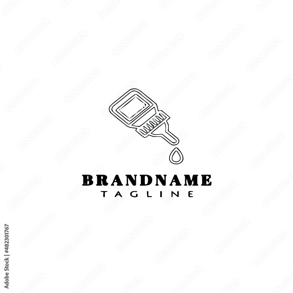 cute medical bottle or eye drop logo template icon vector cute medical bottle or eye drop logo template icon vector