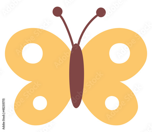 春 手描き 蝶々 蝶 ちょうちょ ちょう イラスト 挿絵 かわいい 虫 生き物 生物 昆虫 自然 Stock ベクター Adobe Stock