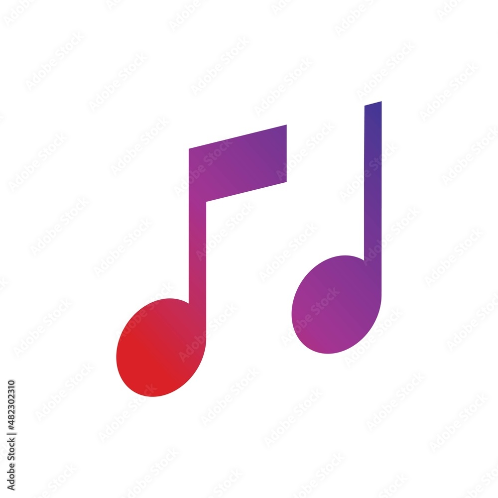Music Note Icon Vector illustration design Music Note Icon Vector illustration design