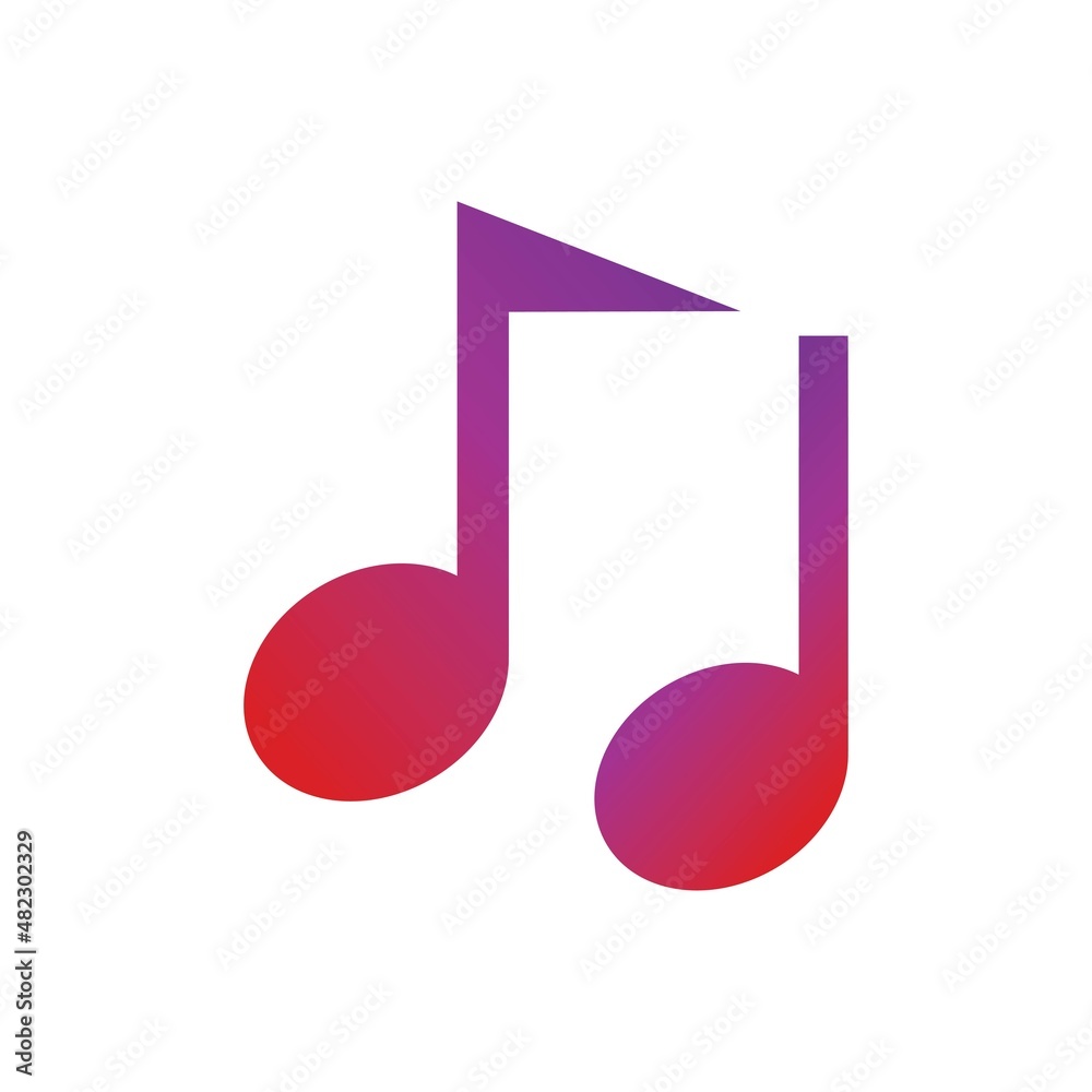 Music Note Icon Vector illustration design Music Note Icon Vector illustration design