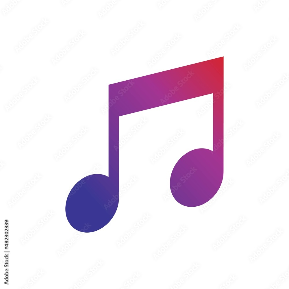 Music Note Icon Vector illustration design Music Note Icon Vector illustration design