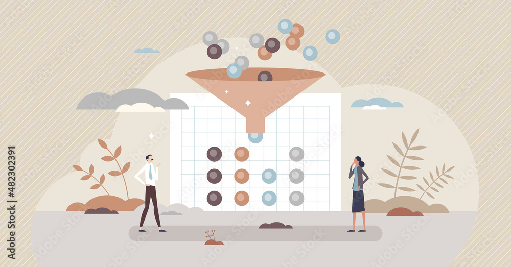 Data standardization with information sorting system tiny person ...