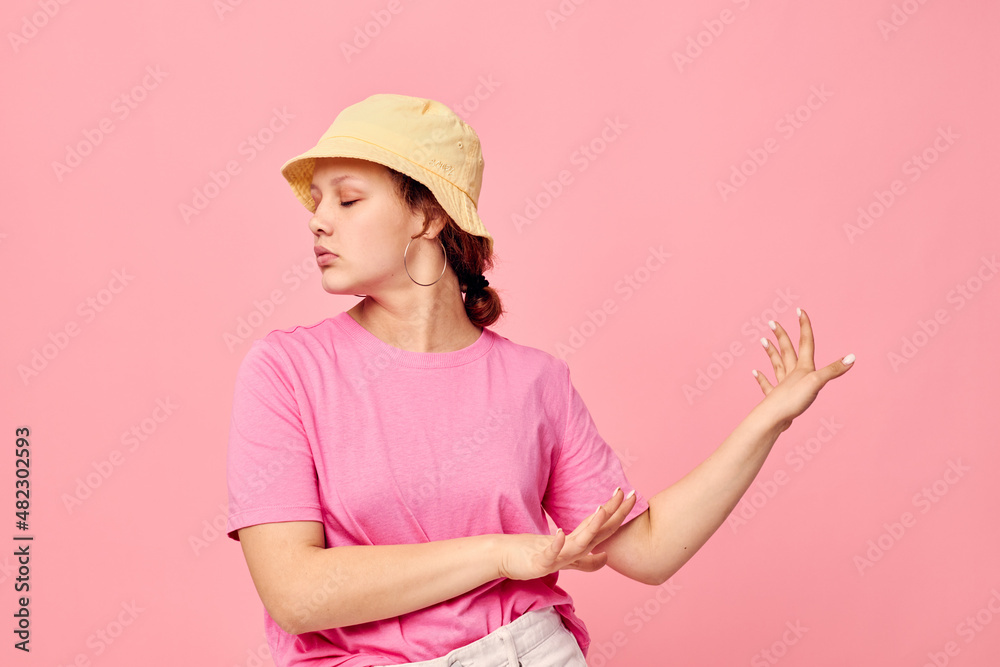 Young woman Youth clothing posing modern style Lifestyle unaltered